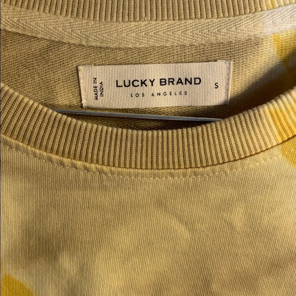 Lucky Brand Tie Dye Crew Neck Sweatshirt - Picture 3 of 7